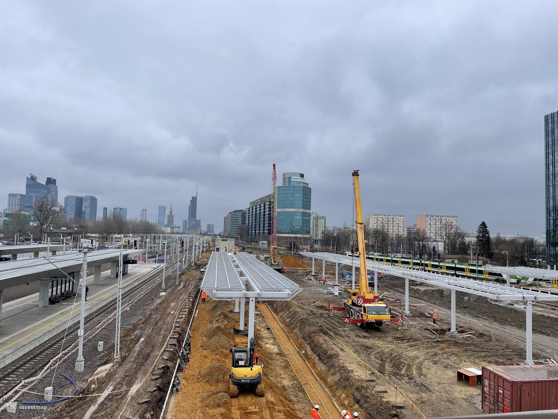 Trwają prace przy przebudowie dworca Warszawa Zachodnia. Będzie największym węzłem przesiadkowym w Polsce 