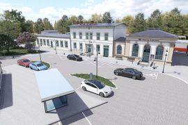 Najstarszy czynny dworzec kolejowy w Polsce przejdzie remont i przebudowę [WIZUALIZACJE]