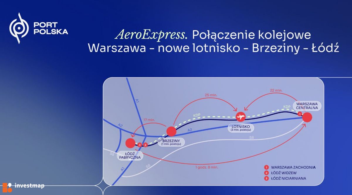 Wizualizacja Linia kolejowa nr 85 Warszawa Zachodnia – CPK – Łódź Niciarniana (KDP) dodał Orzech 