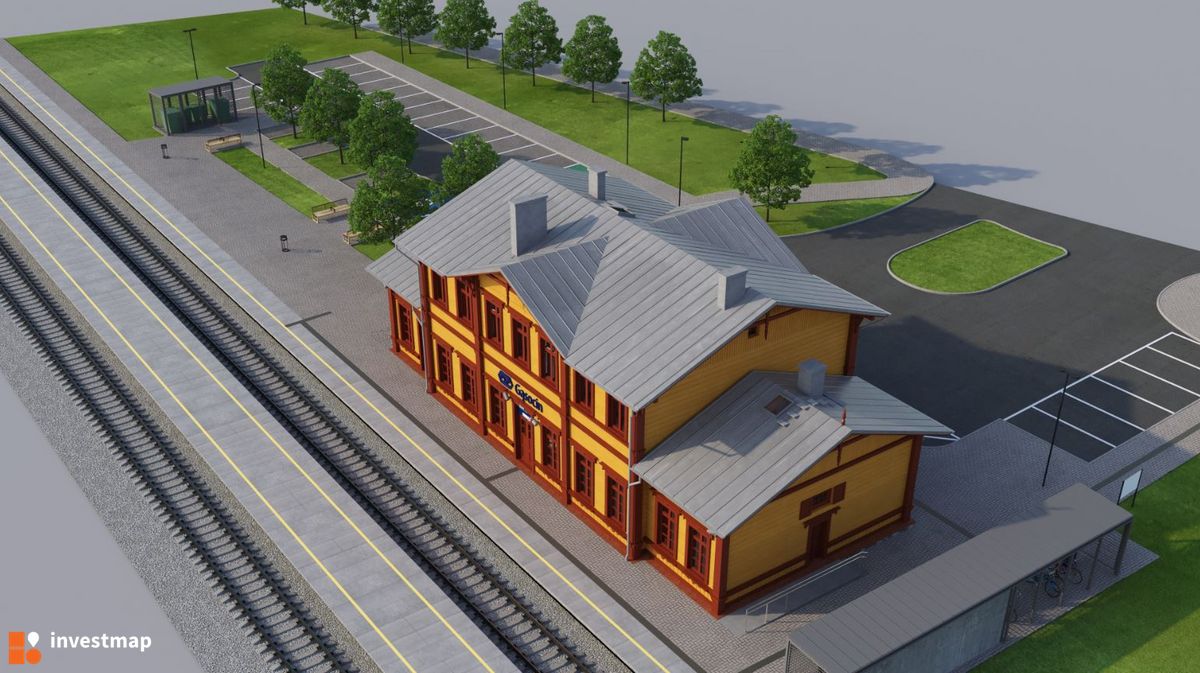 Wizualizacja Remont dworca w Gąsocinie dodał Orzech 