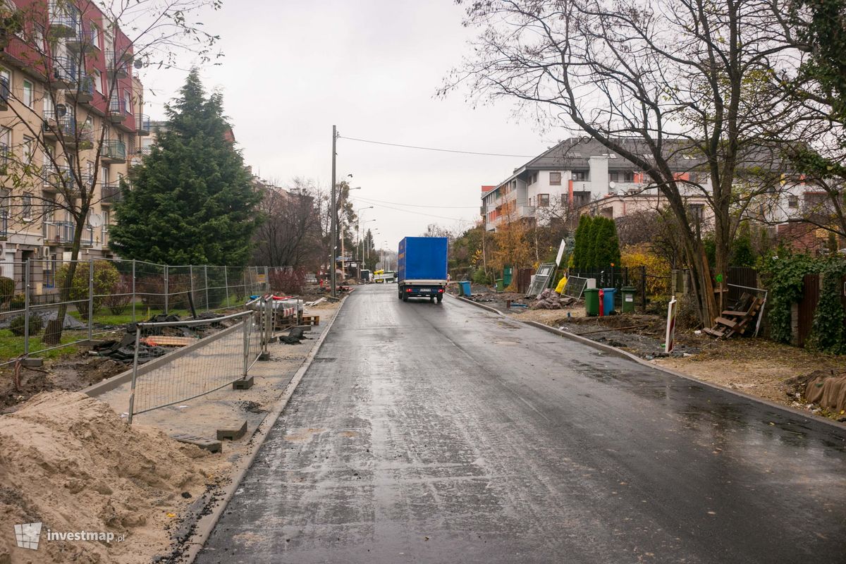 Zdjęcie [Wrocław] Przebudowa ulicy Skarbowców ( na wysokości Mglistej ) 