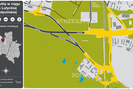 Budowa wiaduktów drogowych w ciągu ulicy Lutyckiej i Golęcińskiej