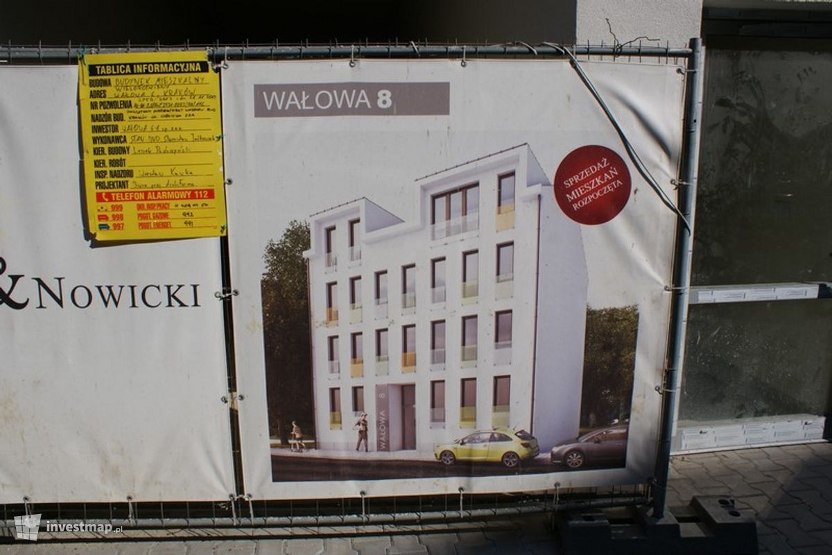 Zdjęcie [Kraków] Budynek Mieszkalny, ul. Wałowa 6 - 8 fot. Damian Daraż 