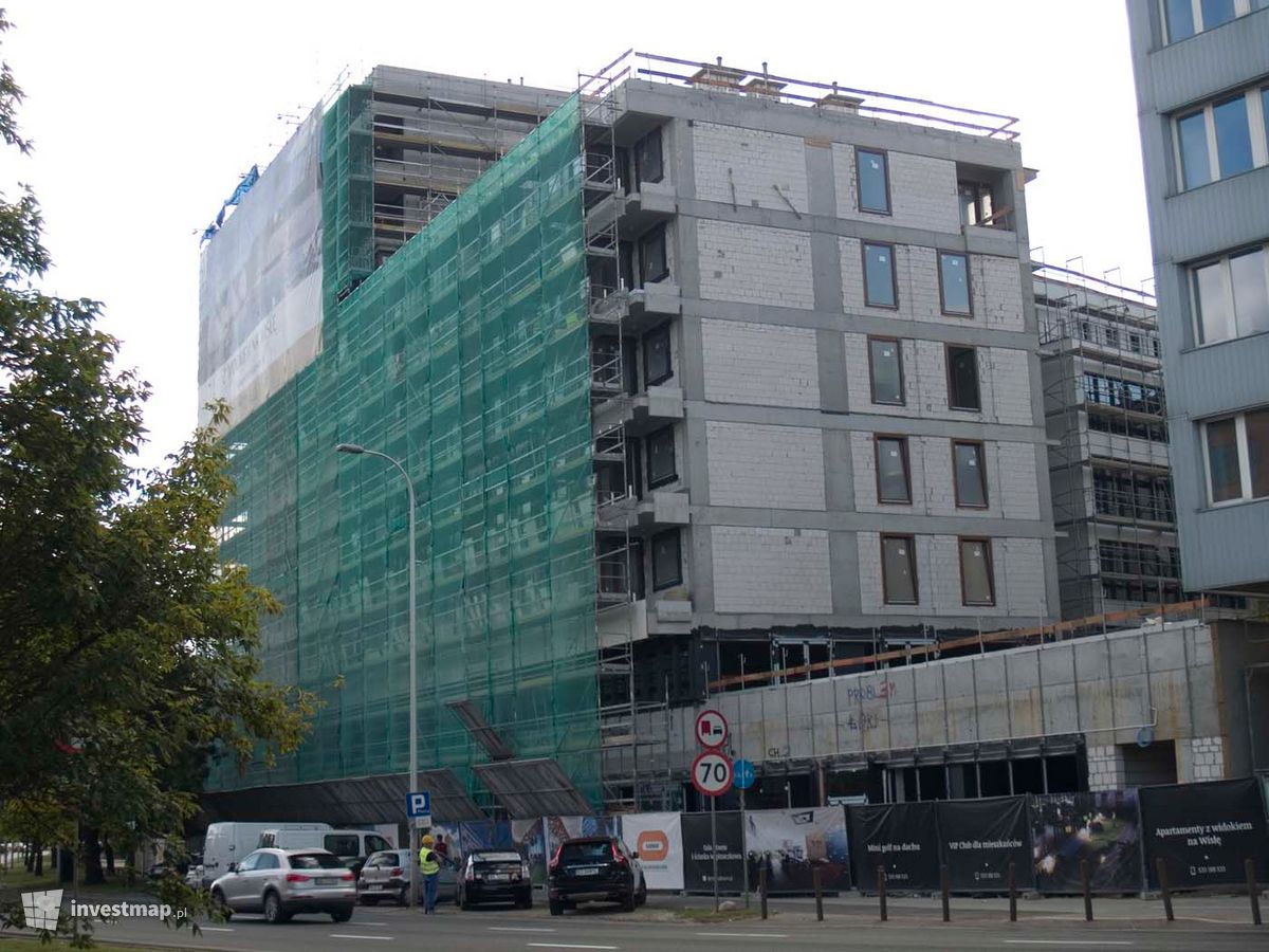 Zdjęcie [Warszawa] Kompleks apartamentowo-biurowy "Solec Residence" fot. Jan Hawełko 