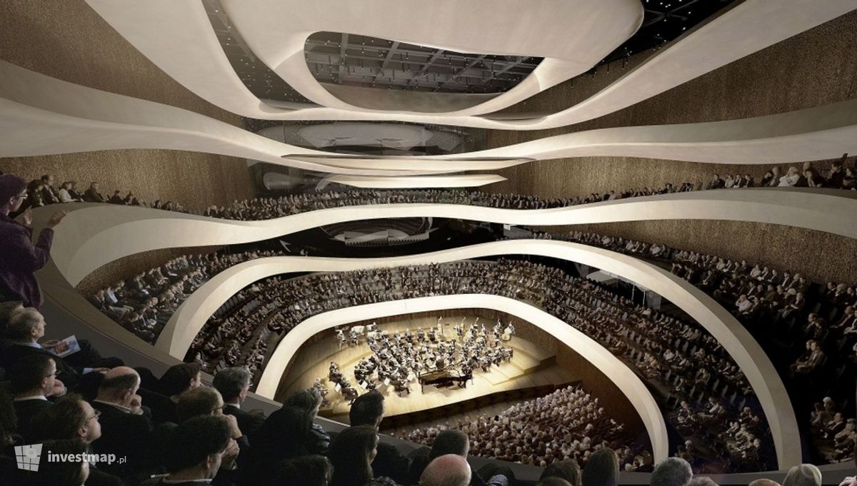 Wizualizacja Sala koncertowa Sinfonia Varsovia Centrum dodał Jan Hawełko 