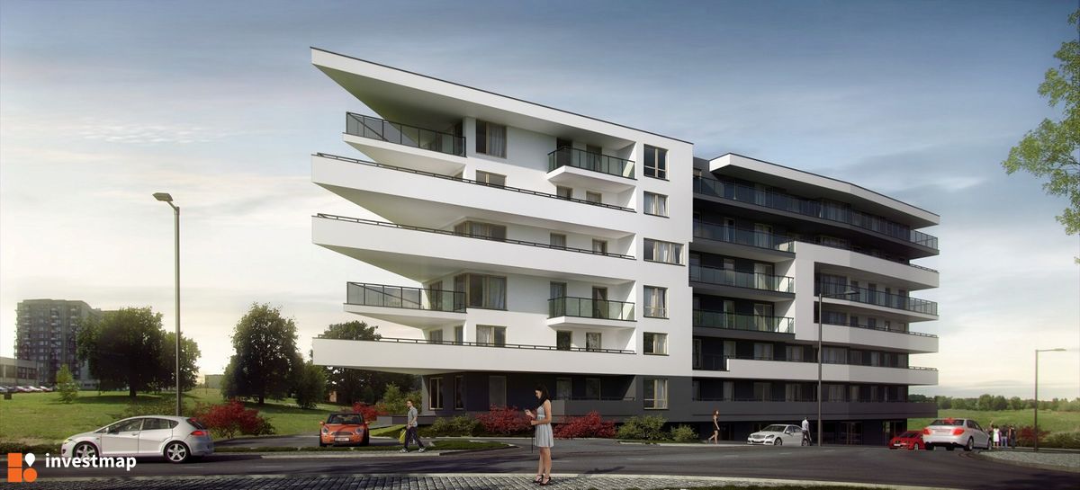 Wizualizacja [Kraków] Apartamenty, ul. Rydygiera (etap I i II) dodał Damian Daraż 