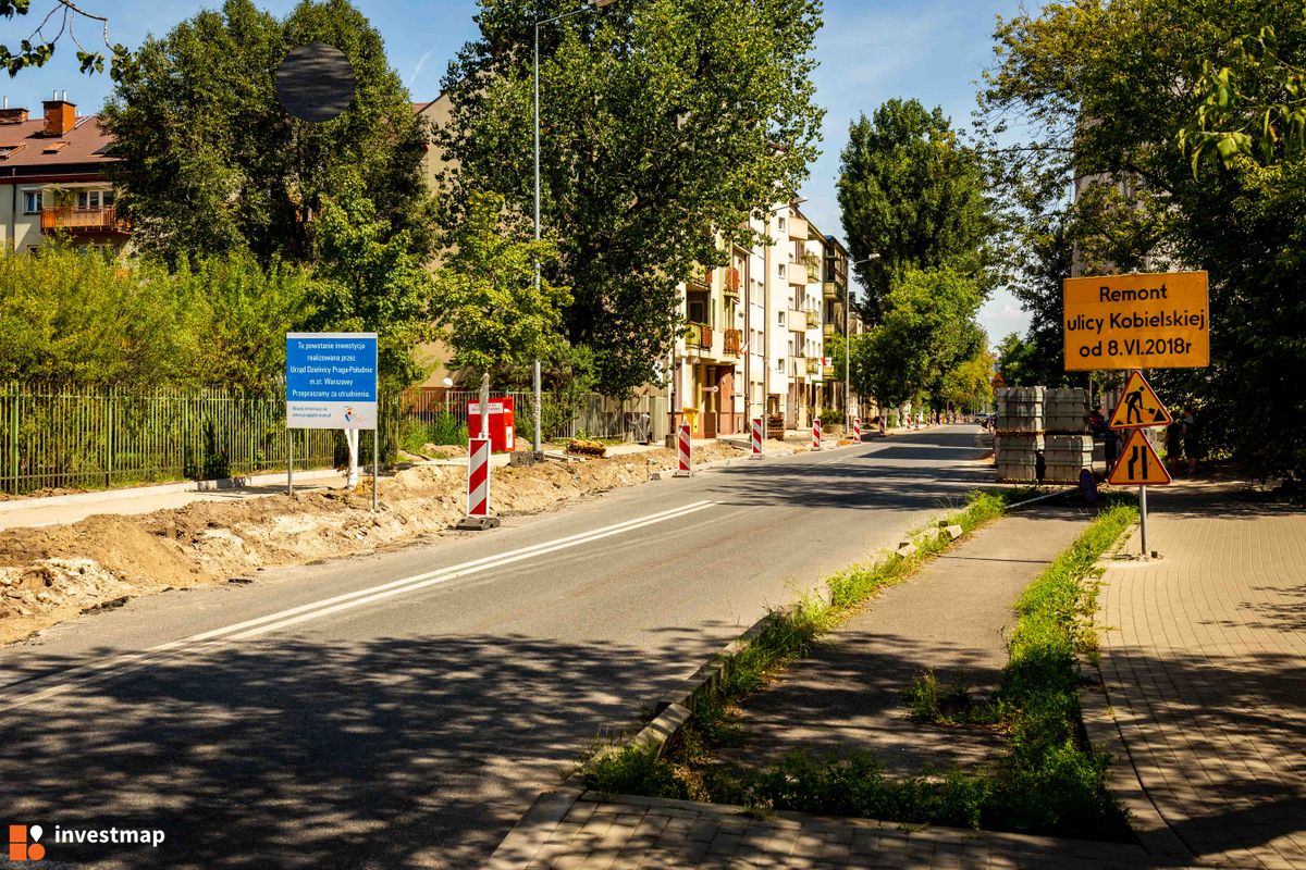 Zdjęcie [Warszawa] Remont ulicy Kobielskiej fot. Jakub Zazula 