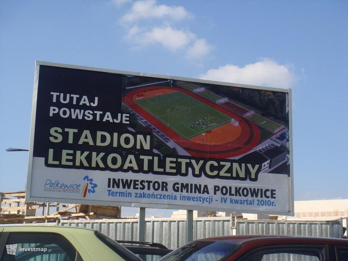 Zdjęcie [Polkowice] Nowy stadion lekkoatletyczny fot. Jan Augustynowski