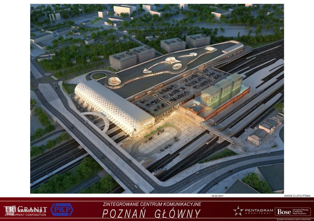 Wizualizacja Dworzec "Poznań Główny" i galeria "Poznań City Center" dodał Wydrama 