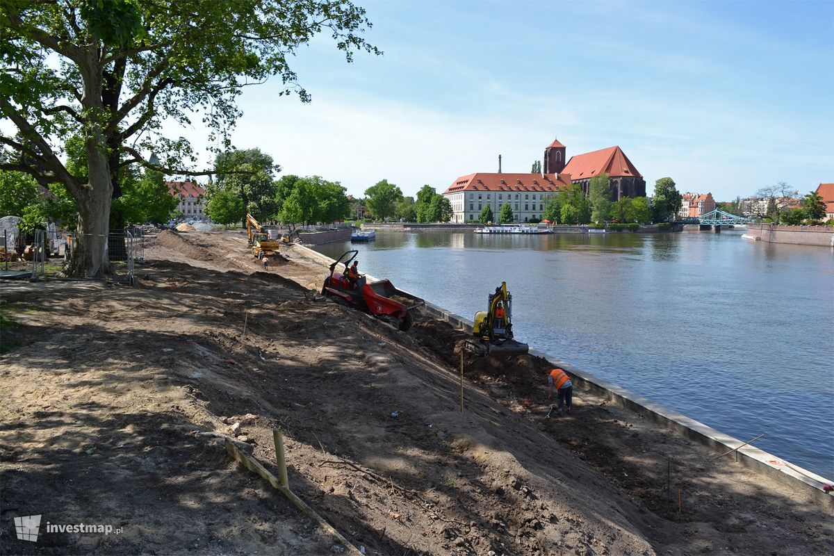 Zdjęcie [Wrocław] Bulwary im. Xawerego Dunikowskiego oraz Marii i Lecha Kaczyńskich (rewitalizacja) fot. alsen strasse 67 