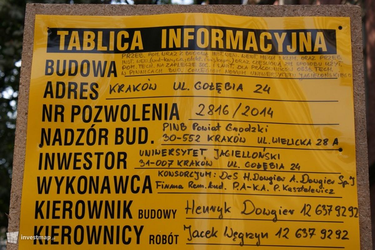 Zdjęcie [Kraków] Collegium Novum UJ, ul. Gołębia 24 fot. Damian Daraż 