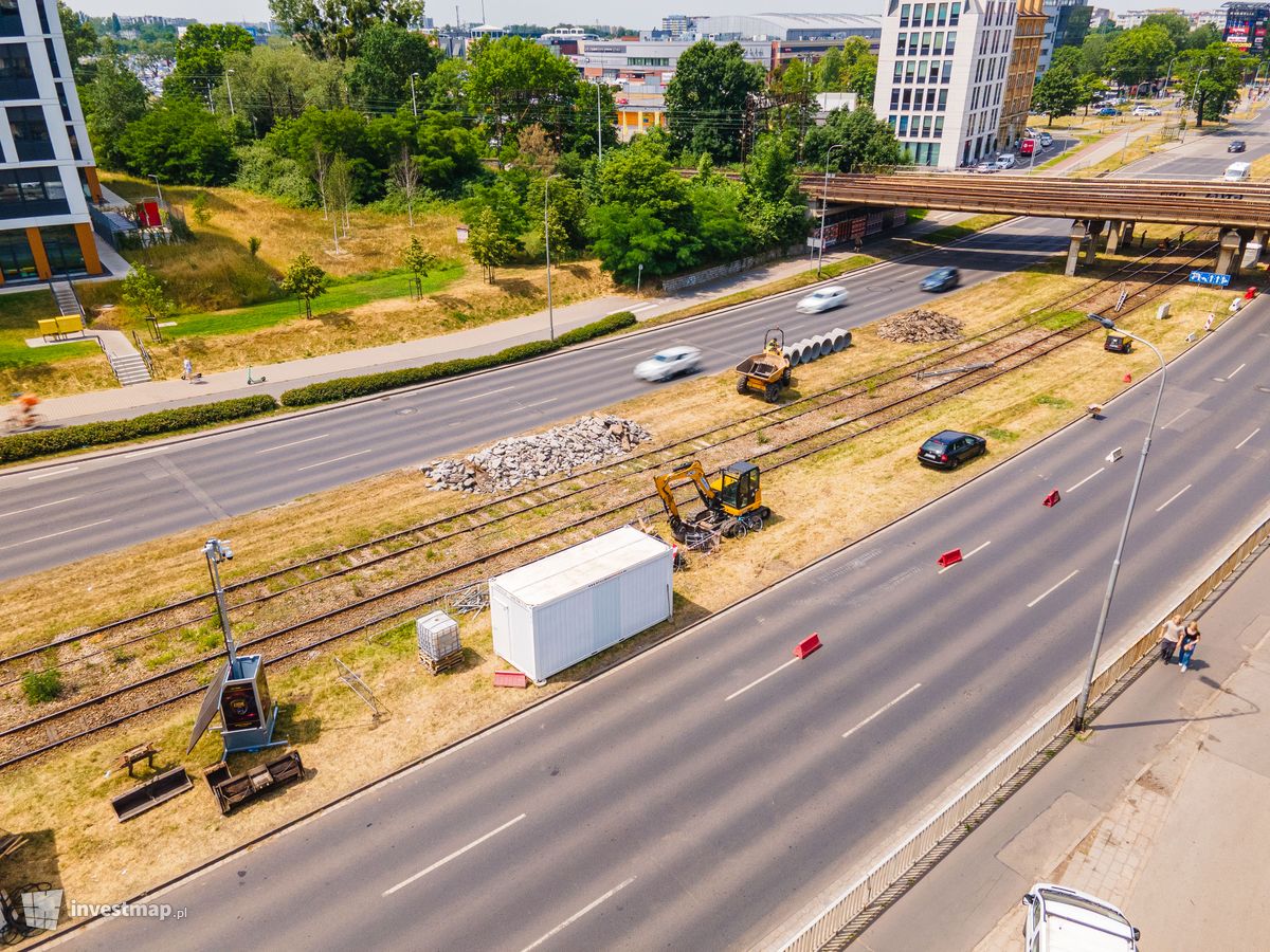 Zdjęcie Remont torów tramwajowych, ul. Legnicka fot. Jakub Zazula 