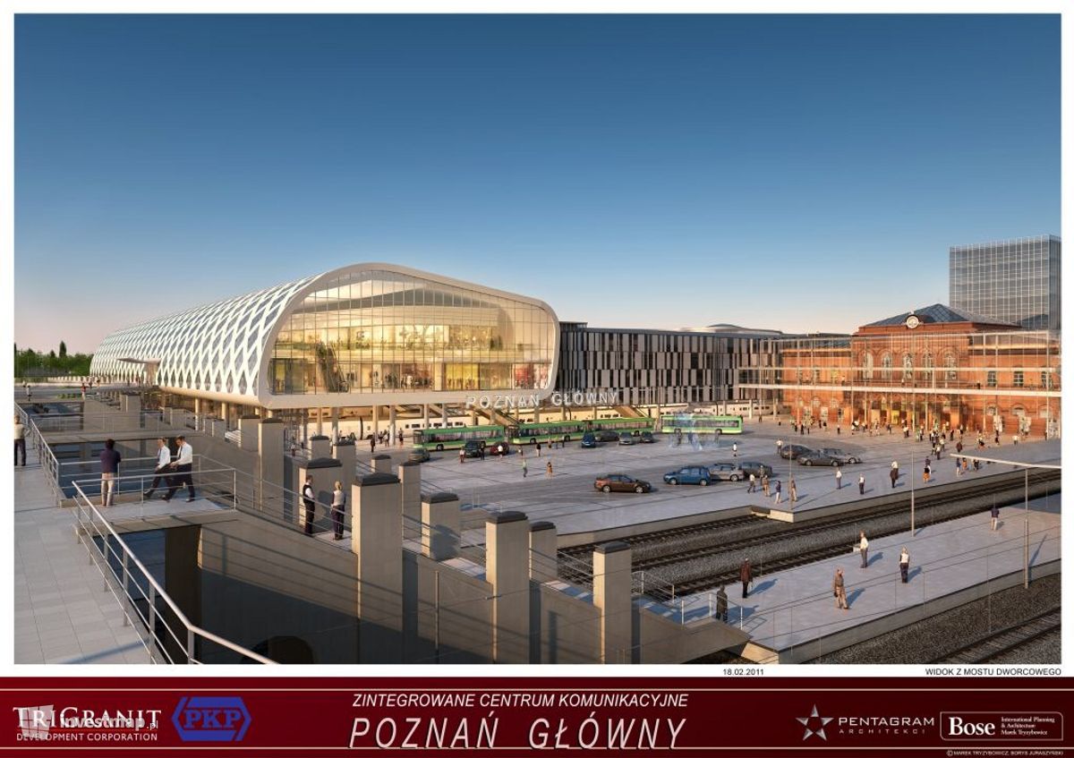 Wizualizacja [Poznań] Dworzec "Poznań Główny" i galeria "Poznań City Center" dodał Wydrama 