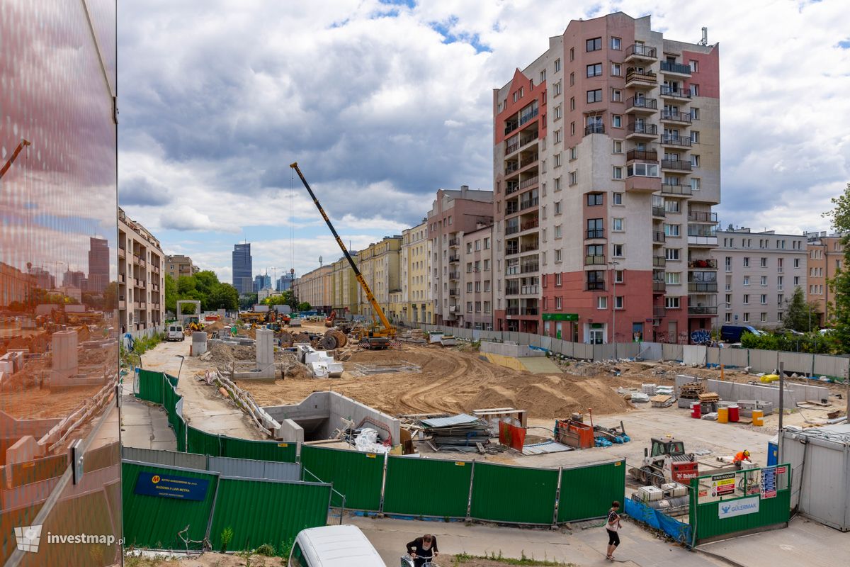 Zdjęcie [Warszawa] Budowa Stacji Metra linii M2 C7 - Młynów fot. Jakub Zazula 