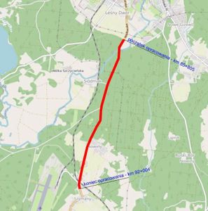 Droga (DK75) do Portu Lotniczego Olsztyn-Mazury w Szymanach przejdzie metamorfozę
