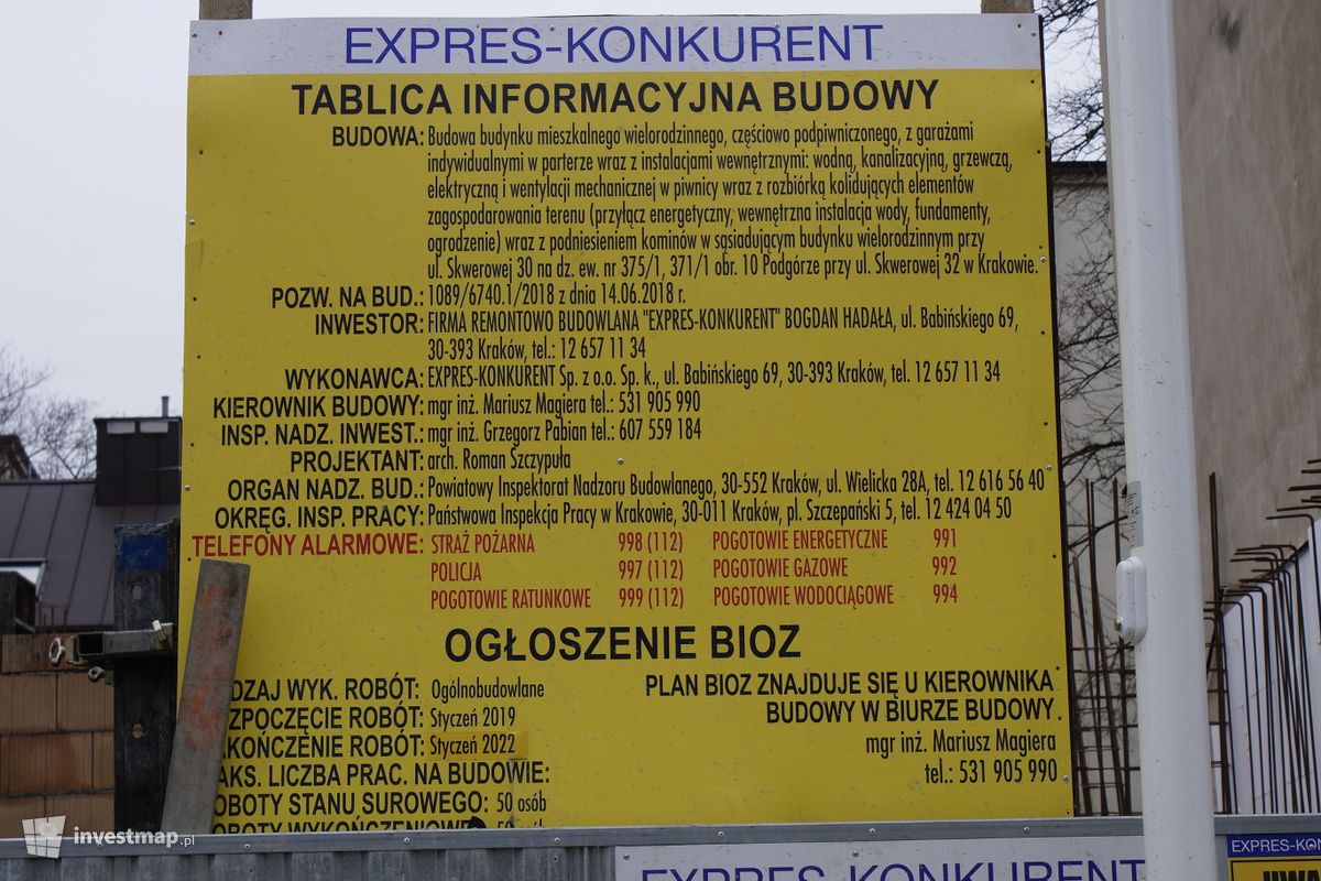 Zdjęcie [Kraków] Budynek Mieszkalny, ul. Skwerowa 32 fot. Damian Daraż 