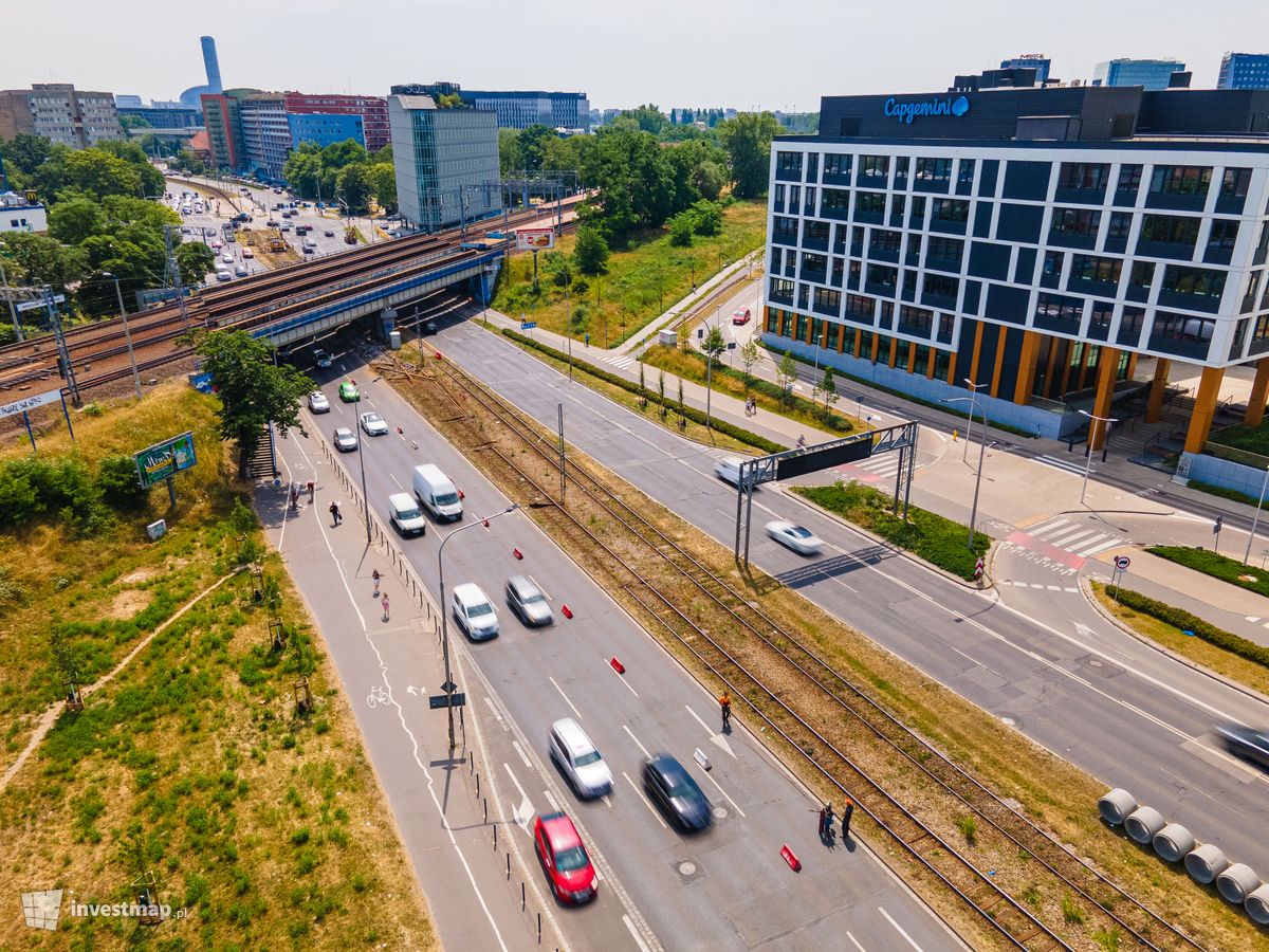 Zdjęcie Remont torów tramwajowych, ul. Legnicka fot. Jakub Zazula 