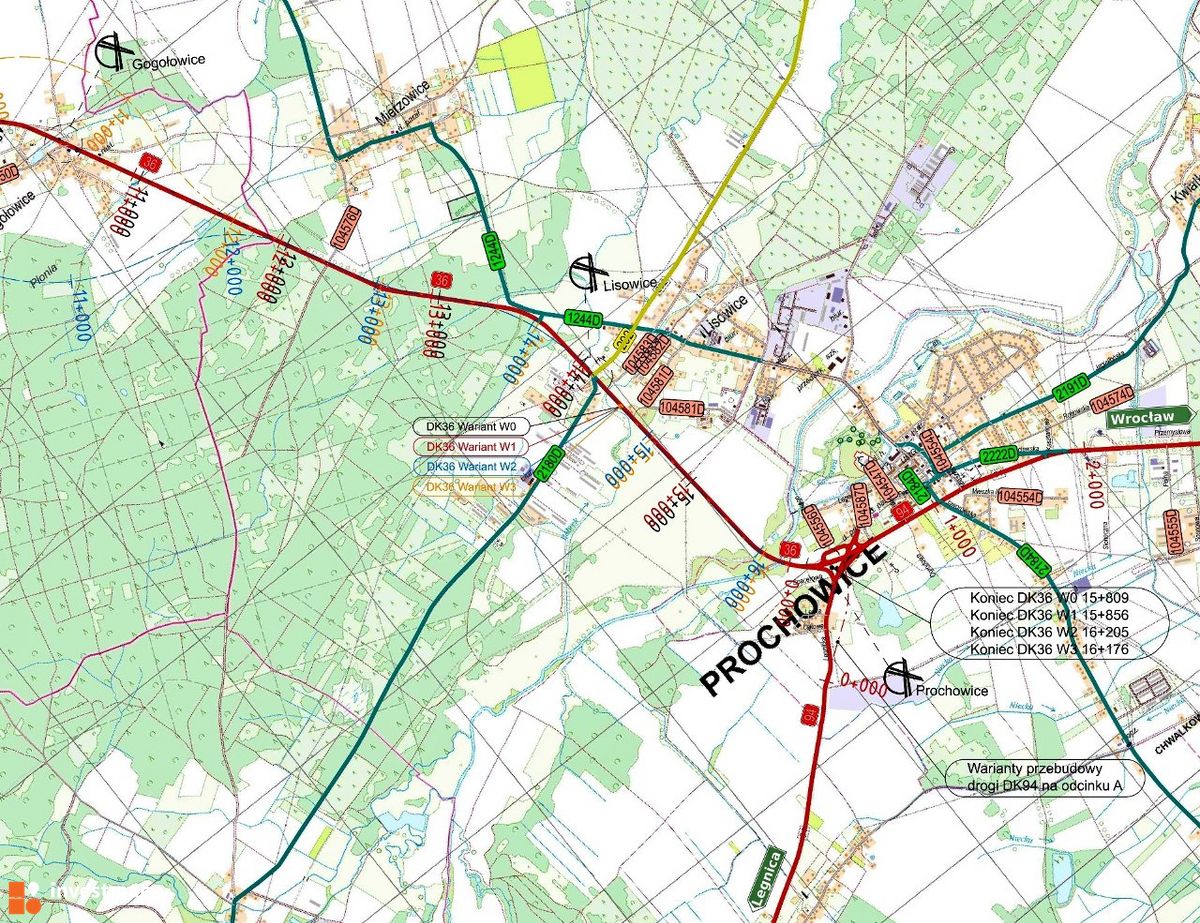 Wizualizacja Przebudowa drogi Wrocław - Lubin (DK94 i DK36) dodał Orzech 