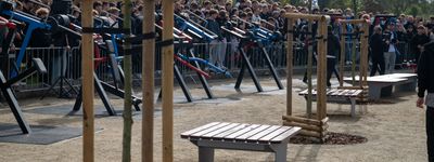 Największa bezpłatna siłownia plenerowa WK DZIK w Polsce otwarta we Wrocławiu