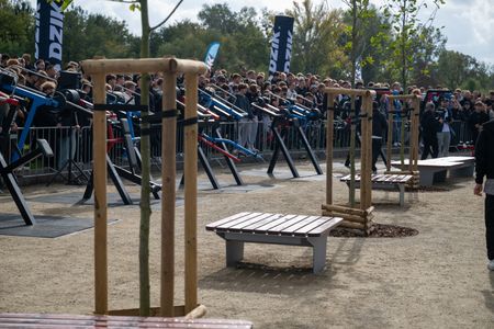 Największa bezpłatna siłownia plenerowa WK DZIK w Polsce otwarta we Wrocławiu