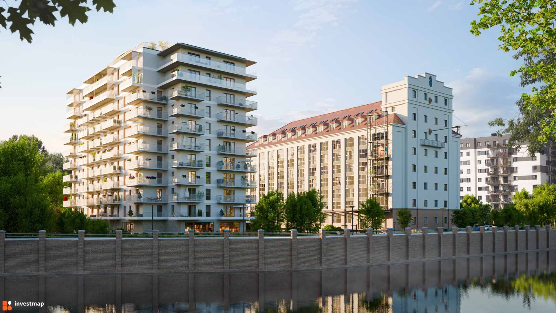 We Wrocławiu trwa rewitalizacja zabytkowego elewatora nad Odrą. Obok powstaną dwa nowe budynki 