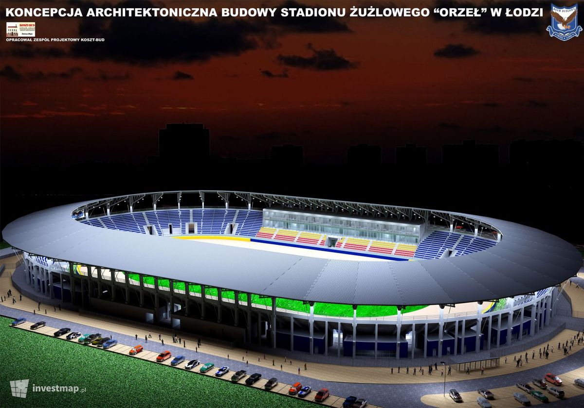 Wizualizacja [Łódź] Centrum Sportów Motorowych (stadion żużlowy) dodał Jan Hawełko 