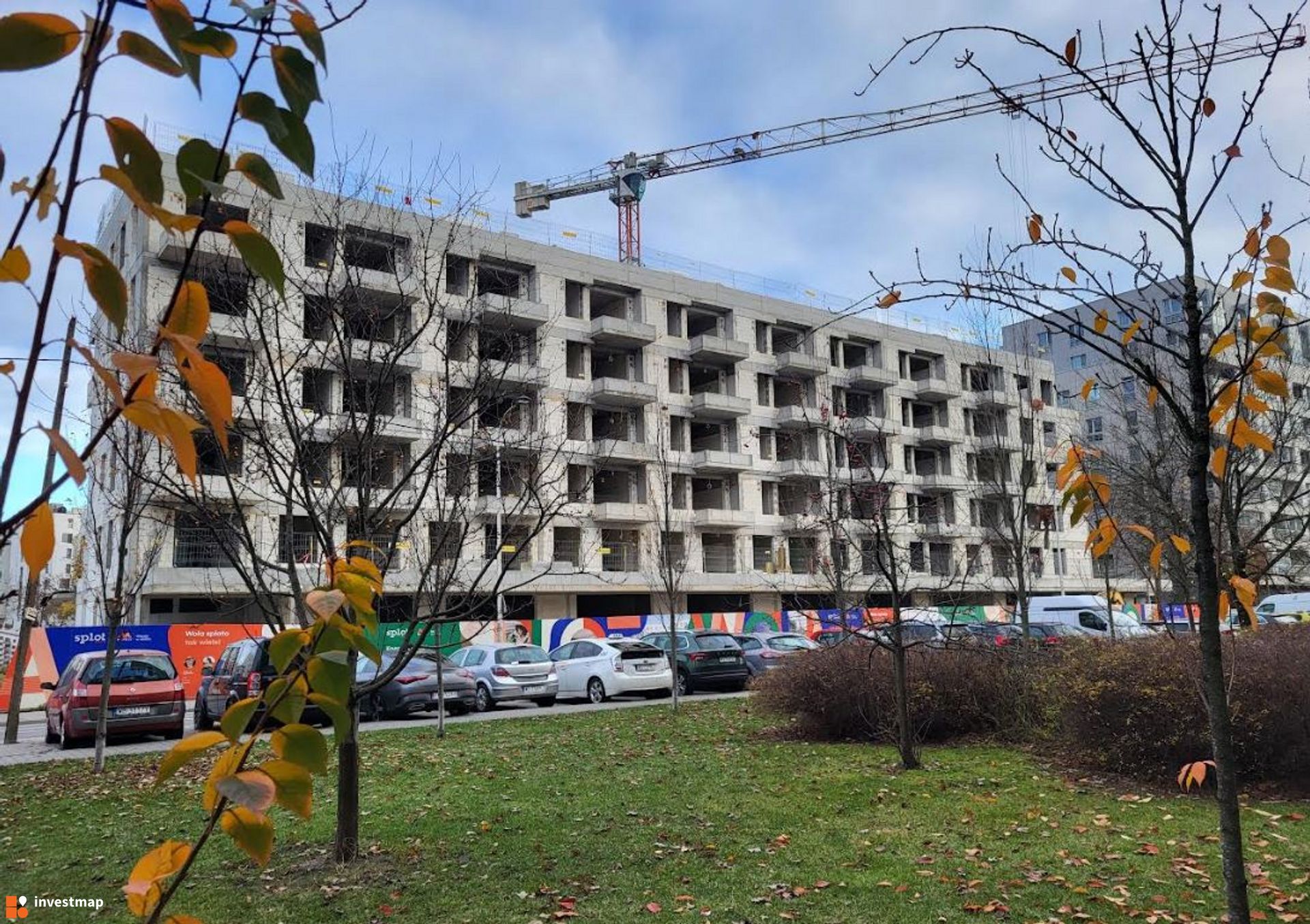 Wiecha zawisła nad Splot Wola – inwestycja Matexi Polska na półmetku