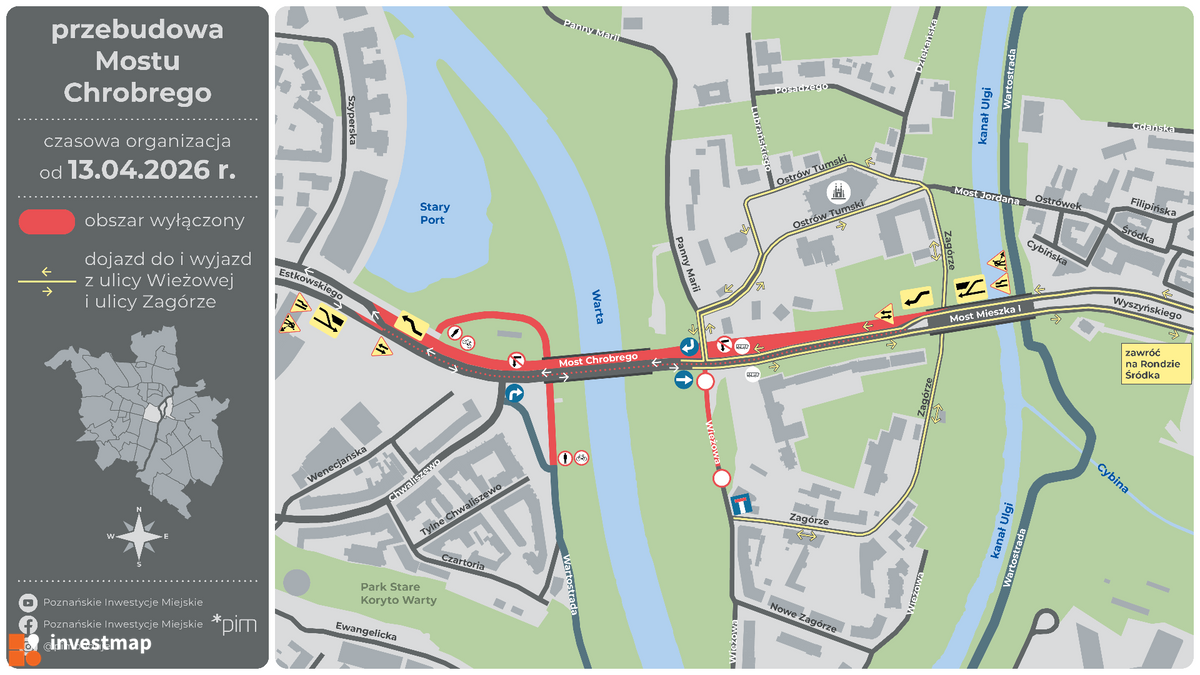 Wizualizacja Przebudowa mostu Chrobrego w Poznaniu dodał Wojciech Jenda