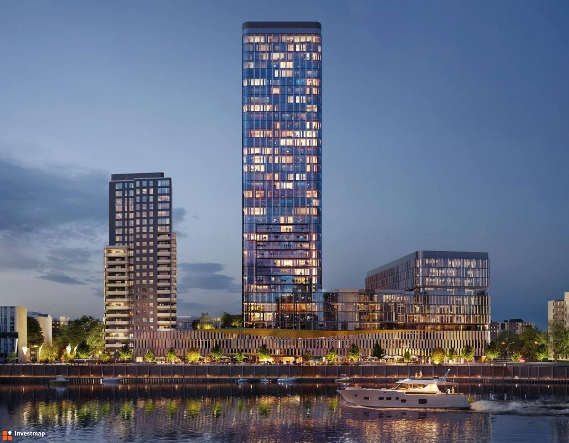W centrum Wrocławia, nad brzegiem Odry, powstaje 137-metrowy Quorum Tower