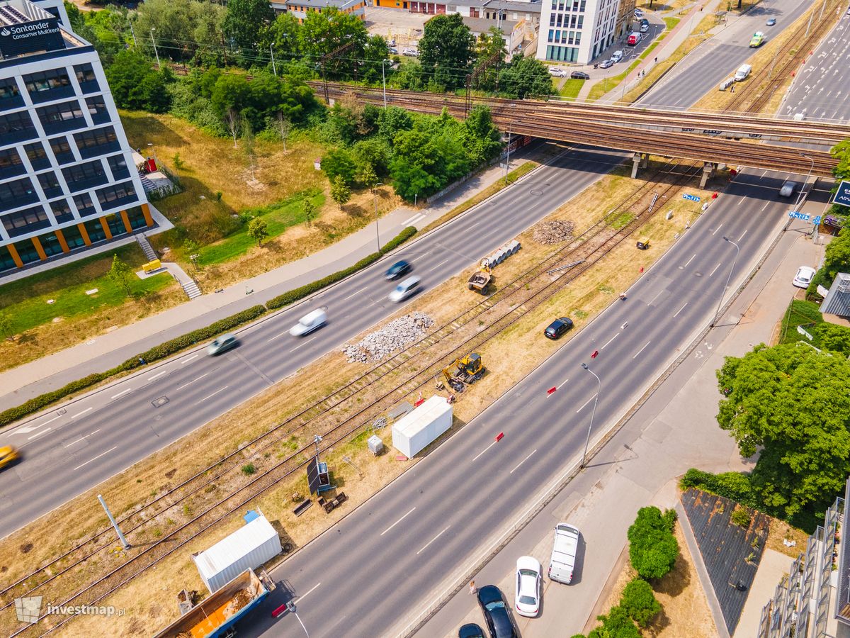 Zdjęcie Remont torów tramwajowych, ul. Legnicka fot. Jakub Zazula 