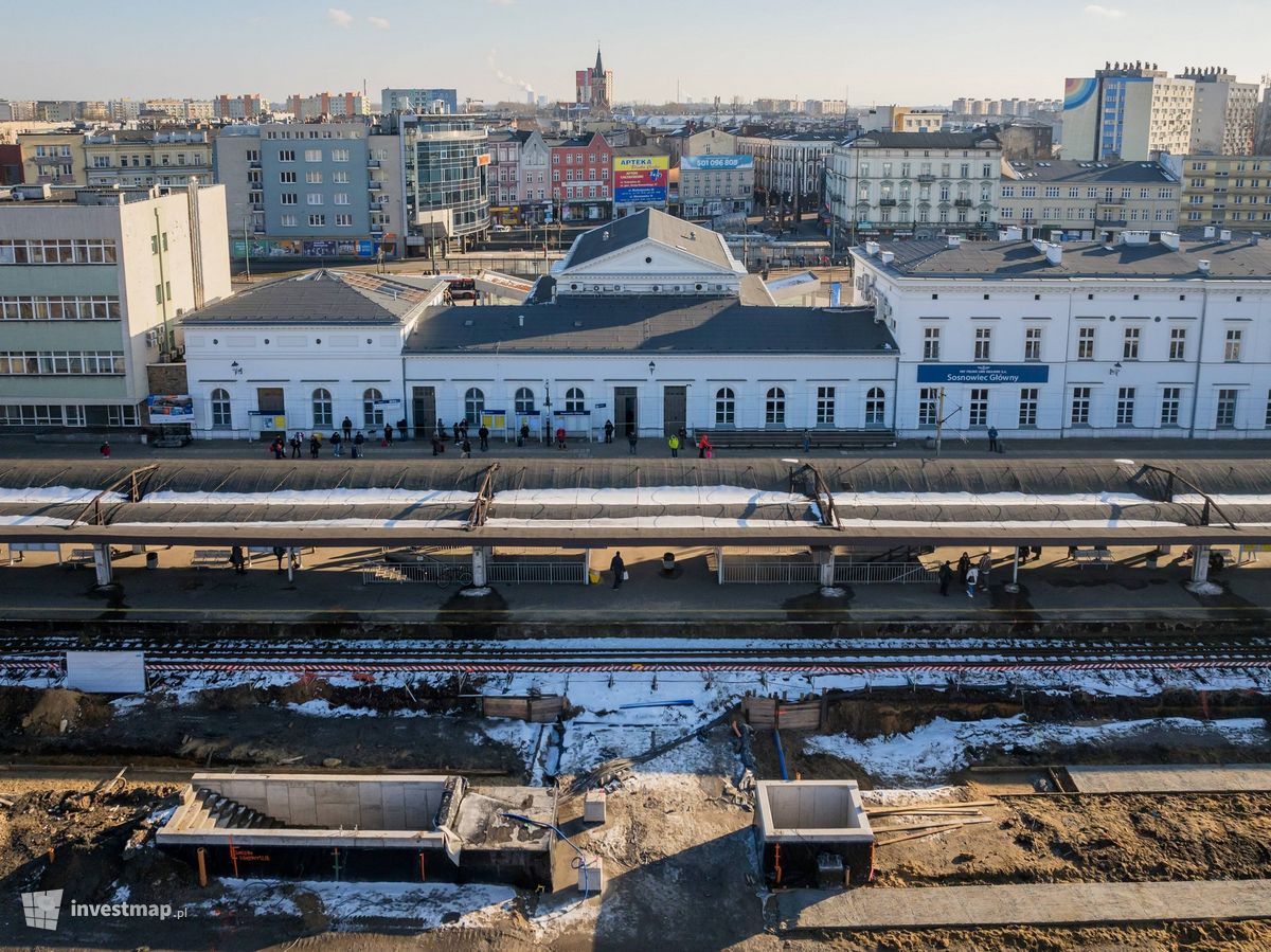 Zdjęcie Modernizacja stacji Sosnowiec Główny fot. Orzech 