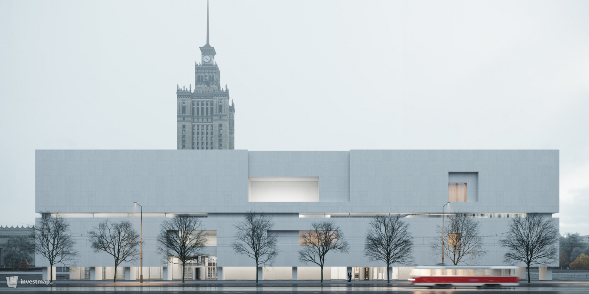 W centrum Warszawy przy Pałacu Kultury i Nauki trwa budowa Muzeum Sztuki Nowoczesnej 