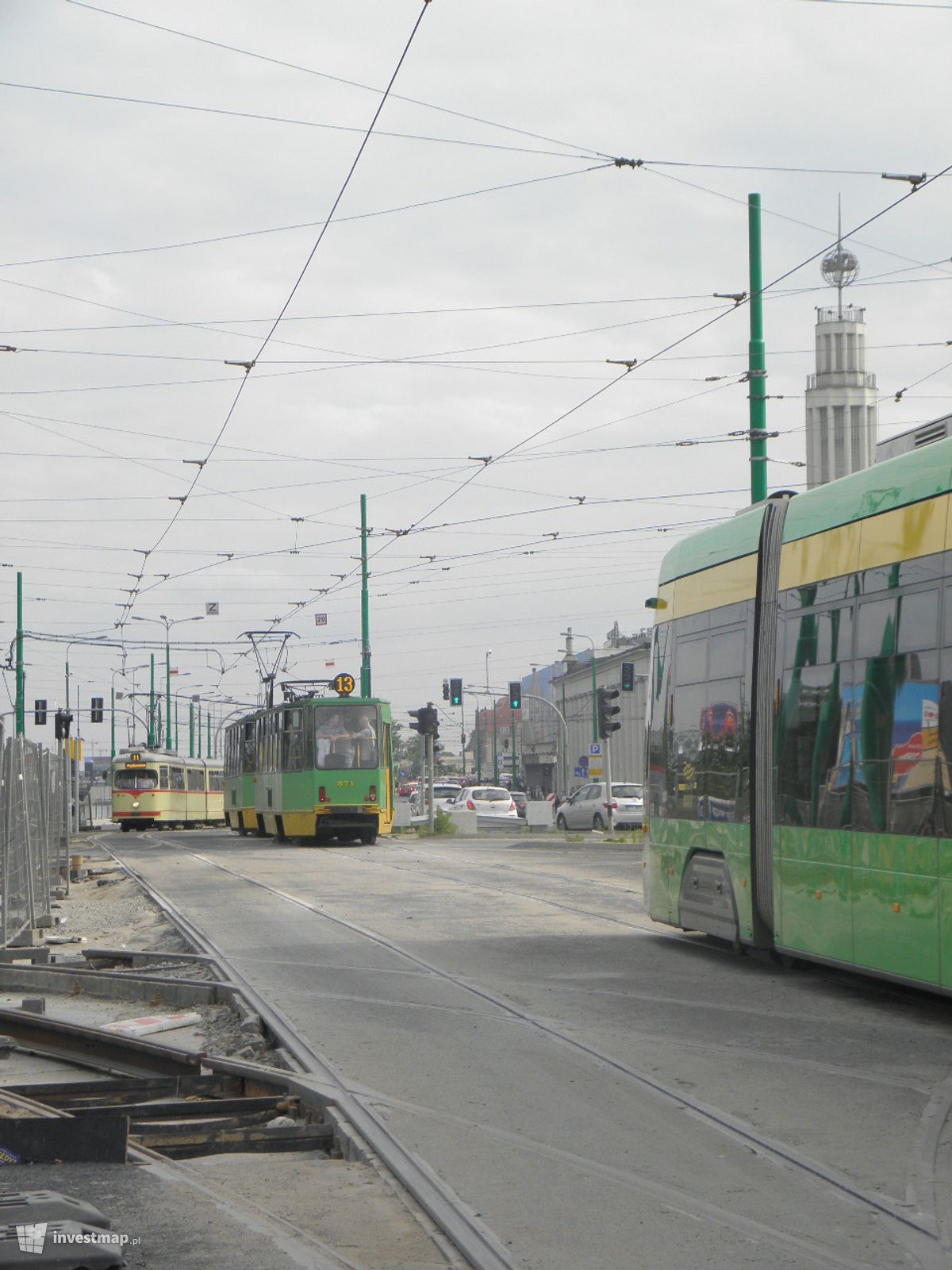 Zdjęcie [Poznań] Przebudowa węzła Rondo Kaponiera fot. PieEetrek 