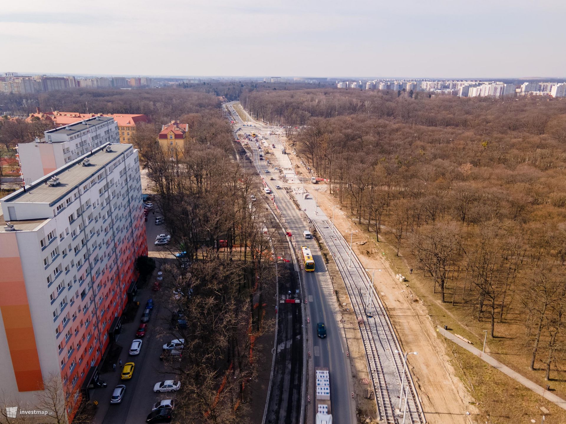 We Wrocławiu trwa budowa nowej trasy tramwajowej przez Popowice 