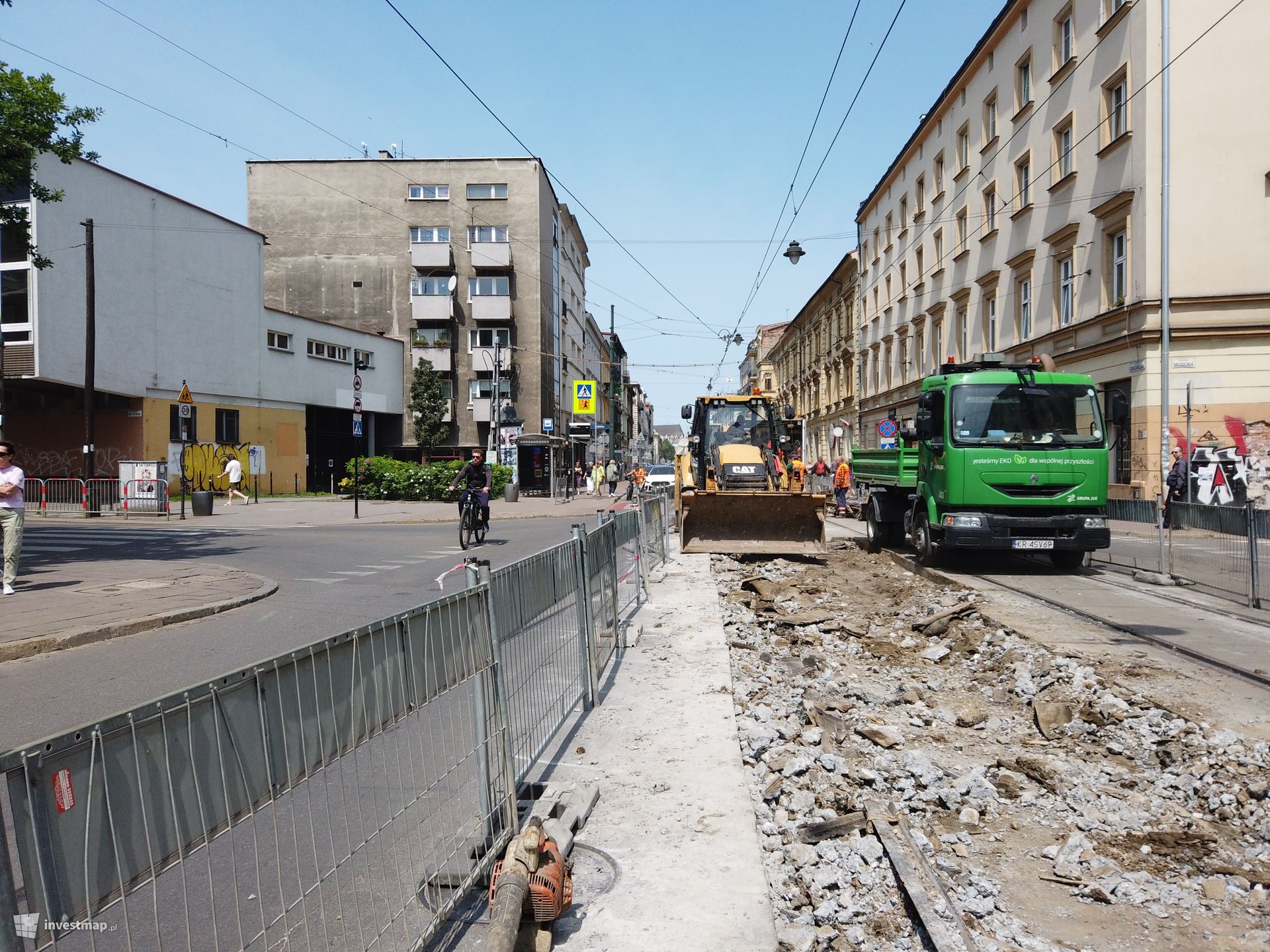 Tydzień bez tramwajów na ulicy Starowiślnej  