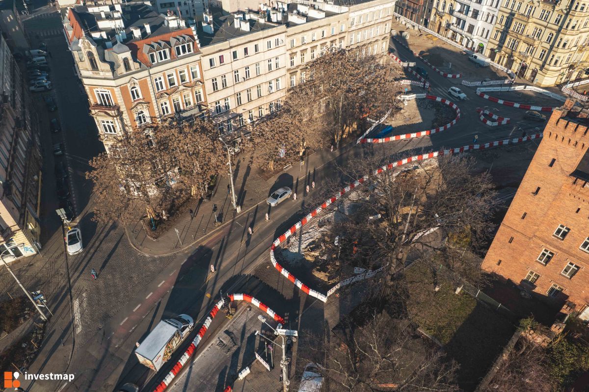 Zdjęcie Przebudowa skrzyżowania ulic Dubois i Drobnera fot. Jakub Zazula 