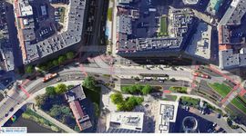 Trwa przebudowa węzła przesiadkowego Dubois–Drobnera we Wrocławiu [FILM+WIZUALIZACJE]