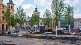 W centrum Łodzi trwają prace przy przebudowie najważniejszego placu w tym mieście – Placu Wolności [FILM]