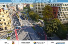 We Wrocławiu trwa przebudowa węzła przesiadkowego Dubois–Drobnera [FILM+WIZUALIZACJE]