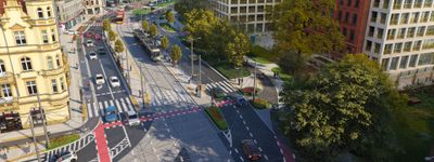 W centrum Wrocławia trwa wielka przebudowa węzła przesiadkowego Dubois–Drobnera [FILM+WIZUALIZACJE]