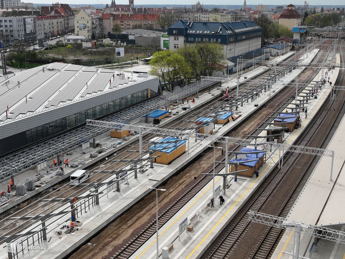 Zdjęcie Nowy dworzec kolejowy Olsztyn Główny fot. Orzech 