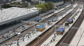 Stacja Olsztyn Główny: w czerwcu podróżni wsiądą do pociągu z nowych peronów [ZDJĘCIA+FILM]
