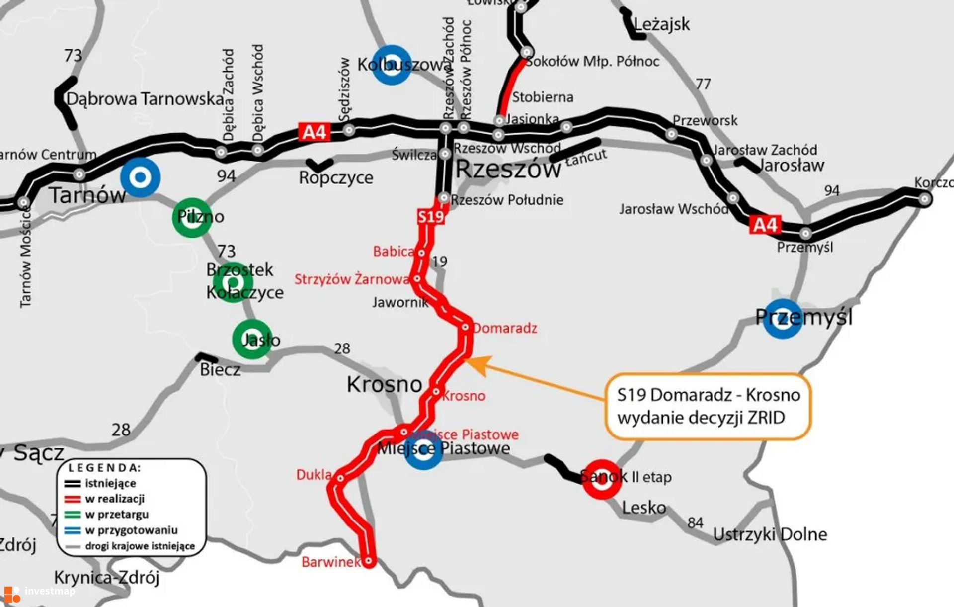 S19 Domaradz - Krosno