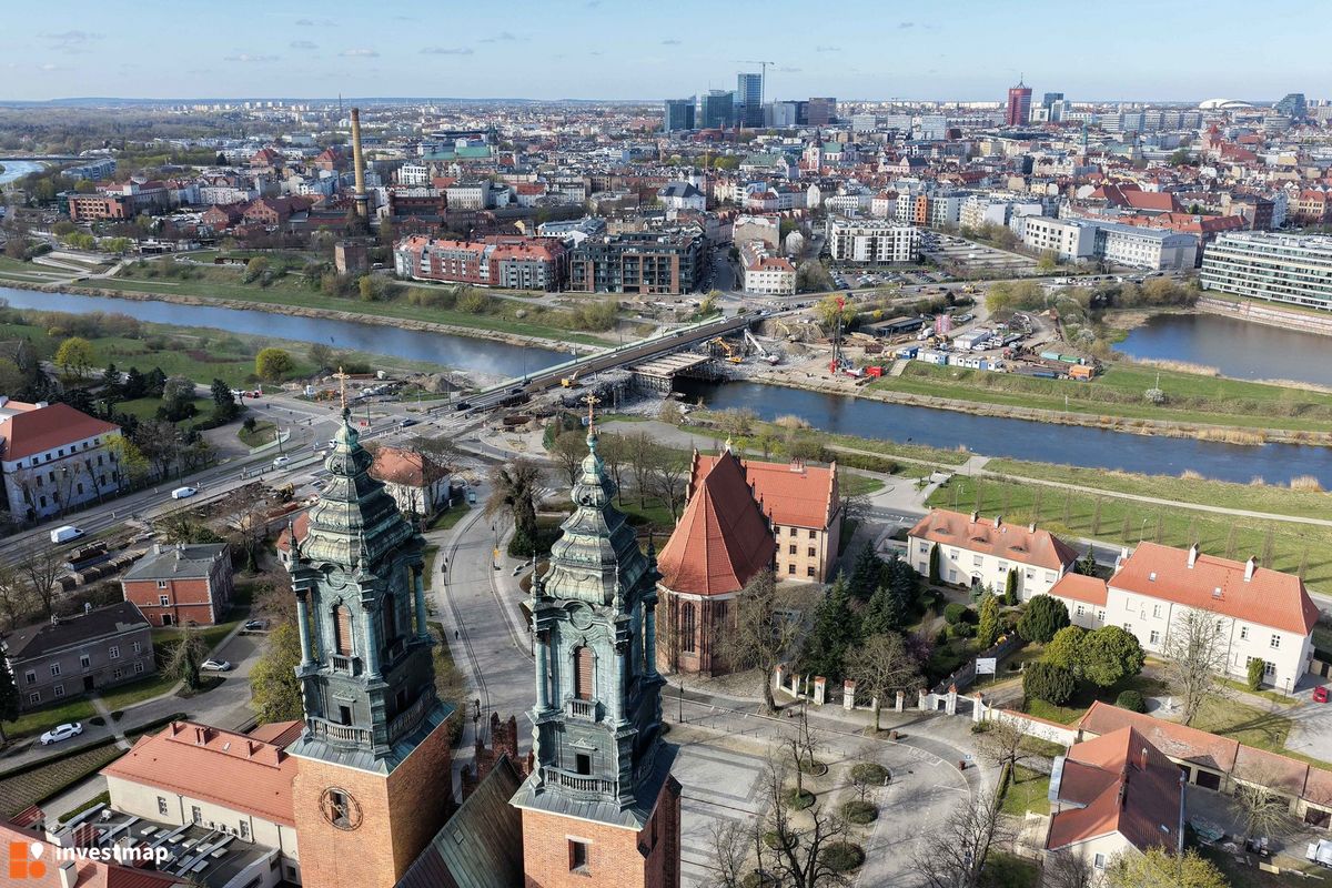Zdjęcie Przebudowa mostu Chrobrego w Poznaniu fot. Wojciech Jenda