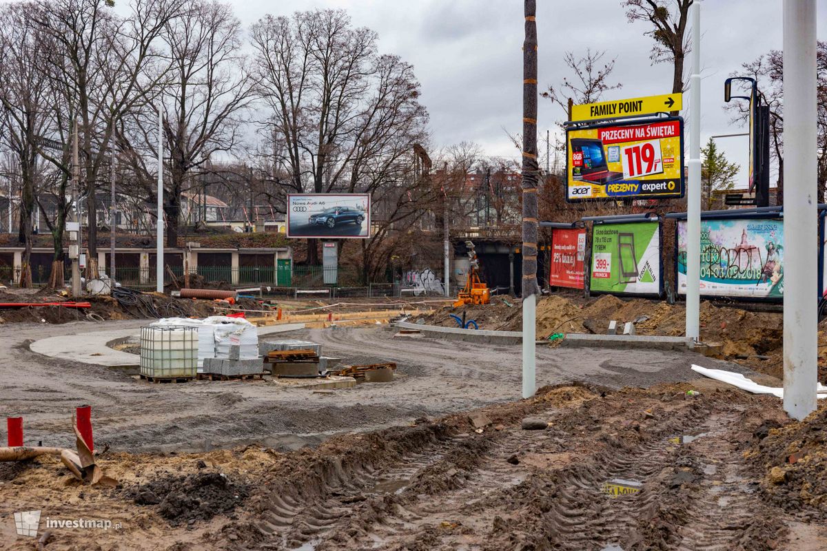 Zdjęcie [Wrocław] Trasa tramwajowa wzdłuż ulicy Hubskiej fot. Jakub Zazula 