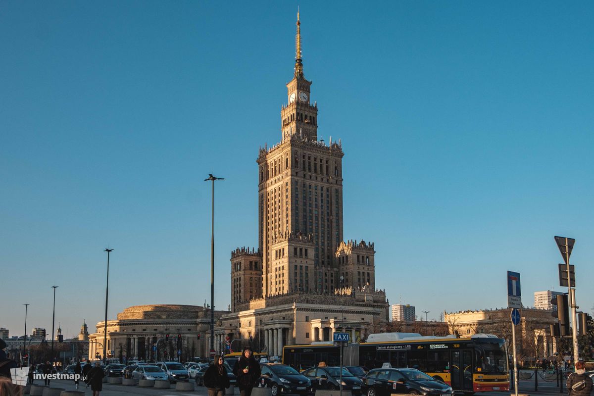 Zdjęcie Pałac Kultury i Nauki w Warszawie fot. Jakub Zazula 