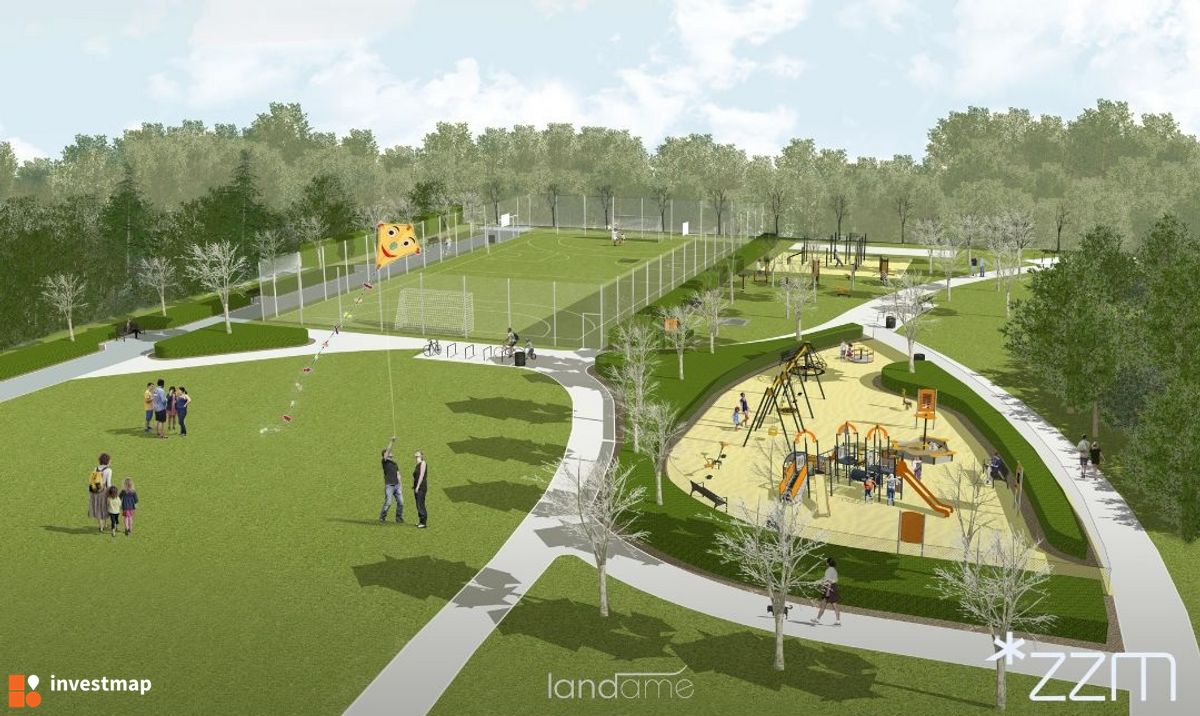 Wizualizacja Przestrzeń sportowo-rekreacyjna na Ławicy dodał Wojciech Jenda