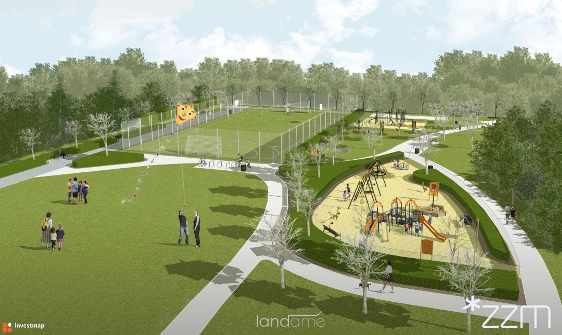 Przestrzeń sportowo-rekreacyjna na Ławicy