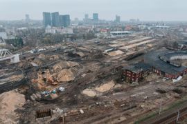 Ogromna inwestycja kolejowa w Katowicach. Plac budowy wielki jak 214 boisk piłkarskich [FILMY+ZDJĘCIA]