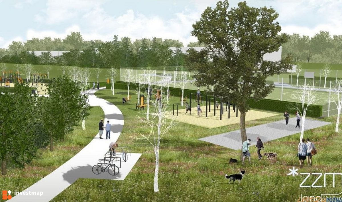 Wizualizacja Przestrzeń sportowo-rekreacyjna na Ławicy dodał Wojciech Jenda